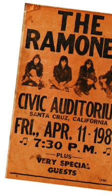 vintage poster for The Ramones